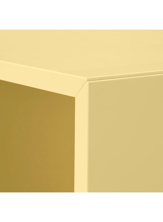 Zaboon Cabinet Combination With Legs, White Pale Yellow/Wood, 35X35X80 Cm - Image 4