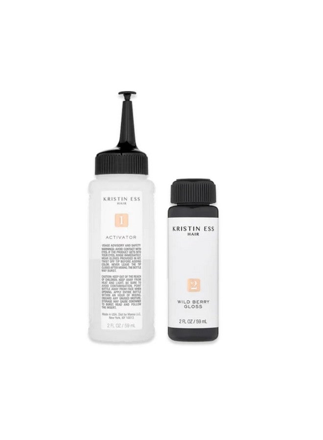 Kristin Ess Signature Hair Gloss Wild Berry Unisex Hair Color 1 Application  - Image 1