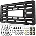 FBJTDQ Front License Plate Holder Bracket Universal Plastic Front Car Tag Mounting Frame with Copper Thread with AntiTheft Screws Stainless Steel Ties for 2 PreDrill Holes Bumper - Image 2