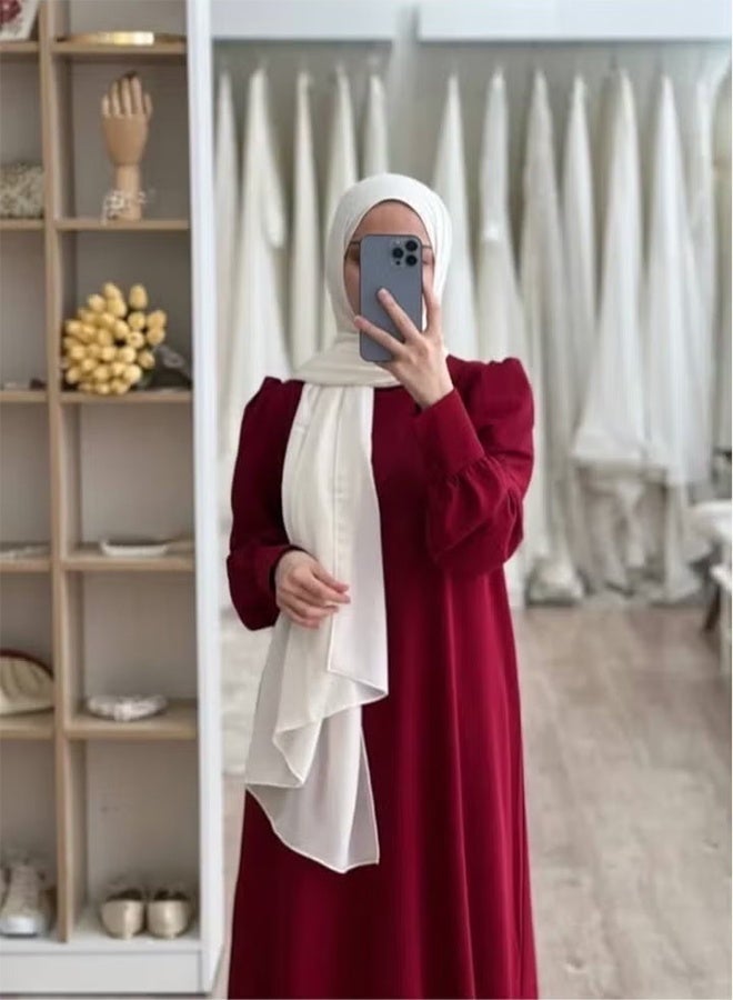 واي جيه وشاح النساء، وشفون ليزر ناعم بألوان حديثة أنيقة، مع منديل قطني مخفي لمزيد من الراحة والثبات العالي على الرأس للنساء - Image 5