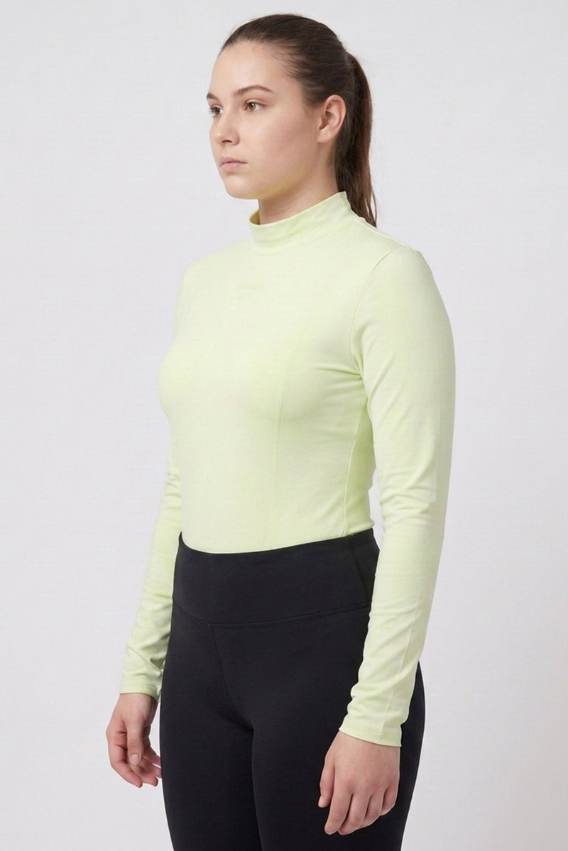 Reebok Women Sportswear Fit Outdoor Bodysuits, Lime Green - Image 3