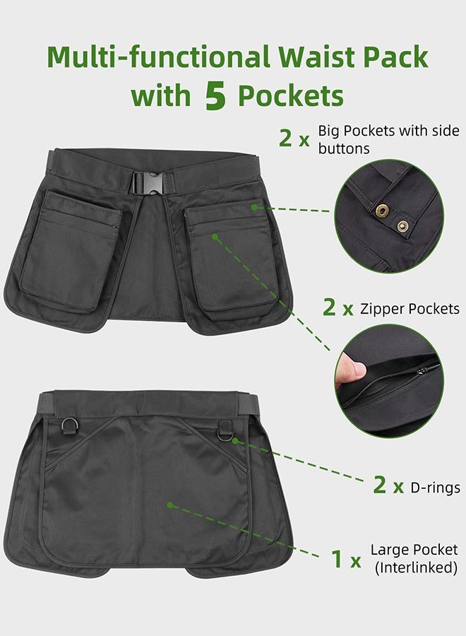 Outdoor multi-pocket waist apron tool kit - Image 2