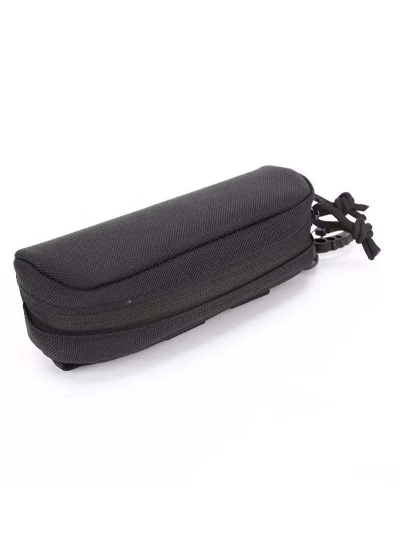 Generic Tactical Eyeglass Case, Shockproof Outdoor Hunting Sunglasses Case Military Waist Pack Utility Goggles Storage Box Pouch Nylon Hard Eyeglasses Bag  - Image 3