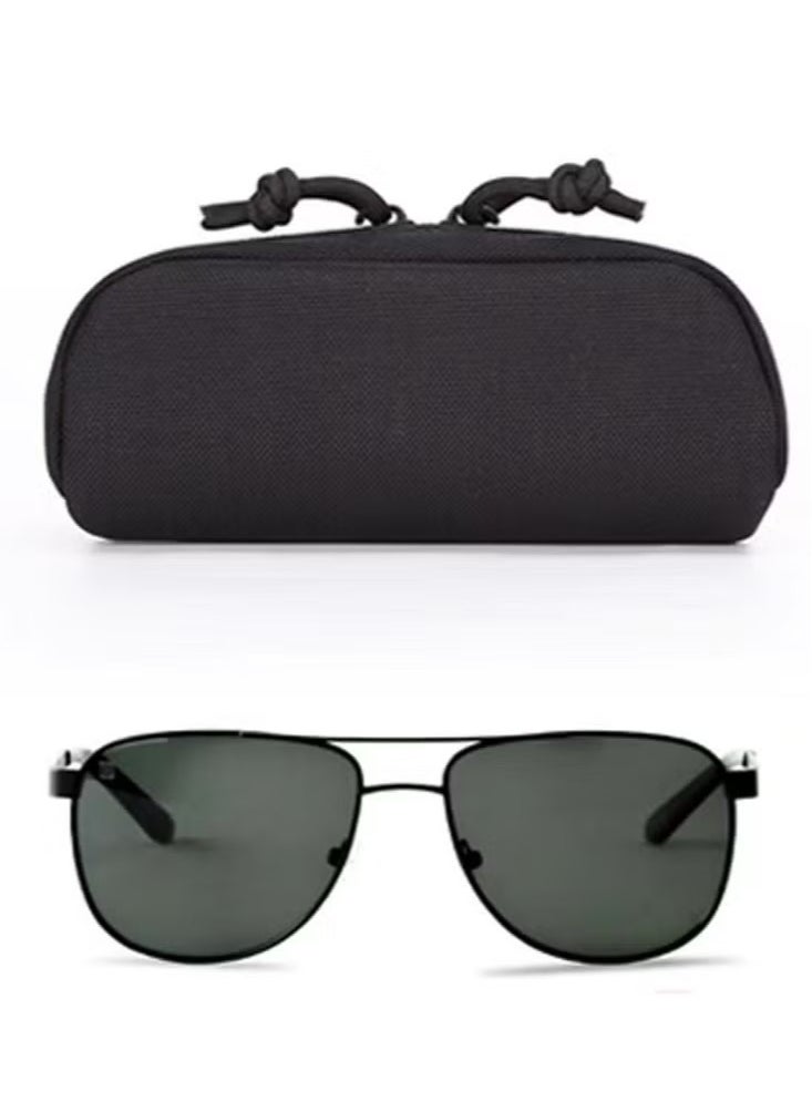 Generic - Tactical Eyeglass Case, Shockproof Outdoor Hunting Sunglasses Case Military Waist Pack Utility Goggles Storage Box Pouch Nylon Hard Eyeglasses Bag - Image 1