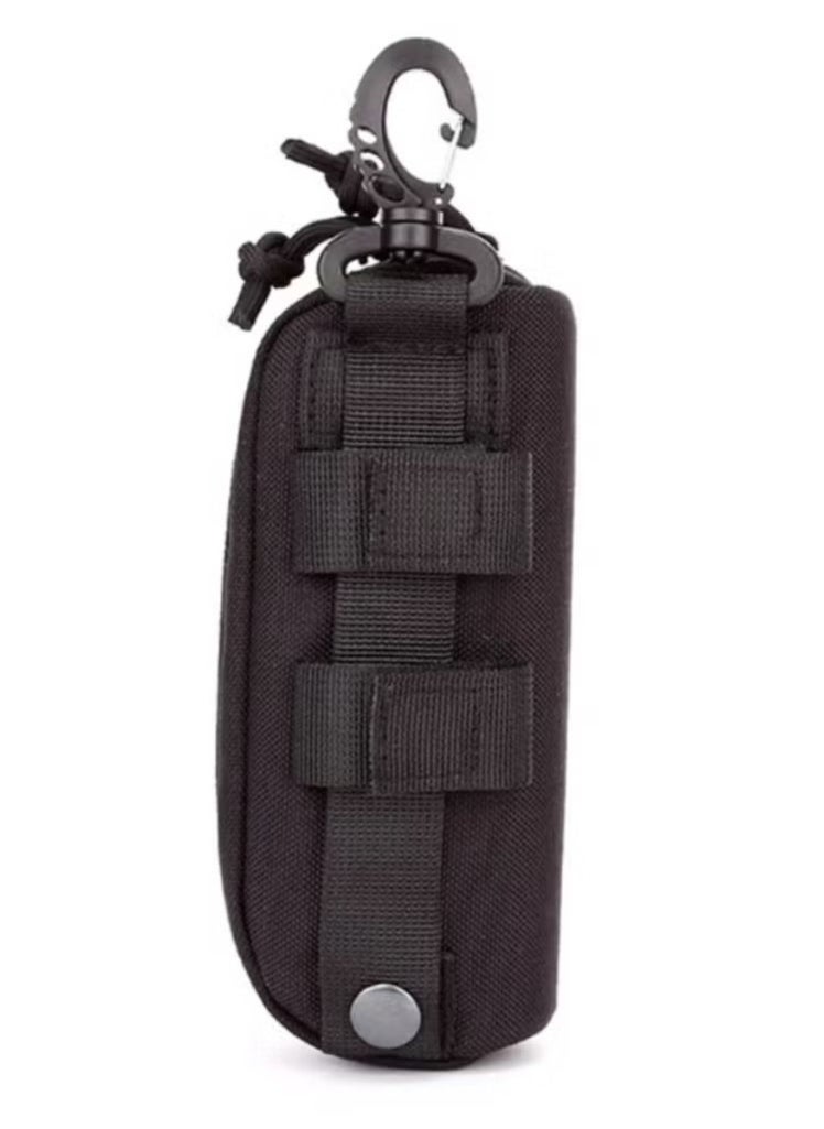 Generic Tactical Eyeglass Case, Shockproof Outdoor Hunting Sunglasses Case Military Waist Pack Utility Goggles Storage Box Pouch Nylon Hard Eyeglasses Bag  - Image 2