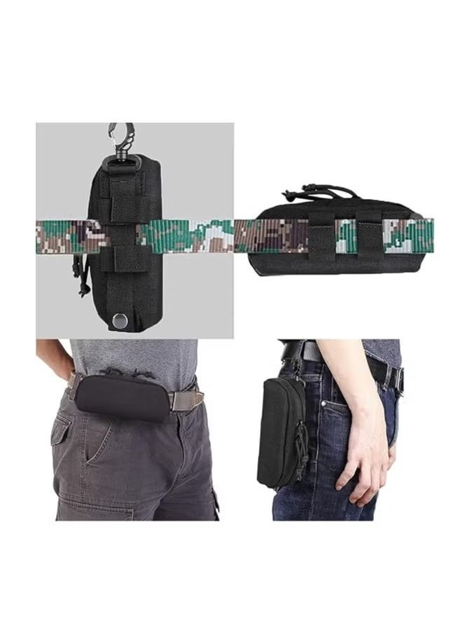 Generic Tactical Eyeglass Case, Shockproof Outdoor Hunting Sunglasses Case Military Waist Pack Utility Goggles Storage Box Pouch Nylon Hard Eyeglasses Bag  - Image 5