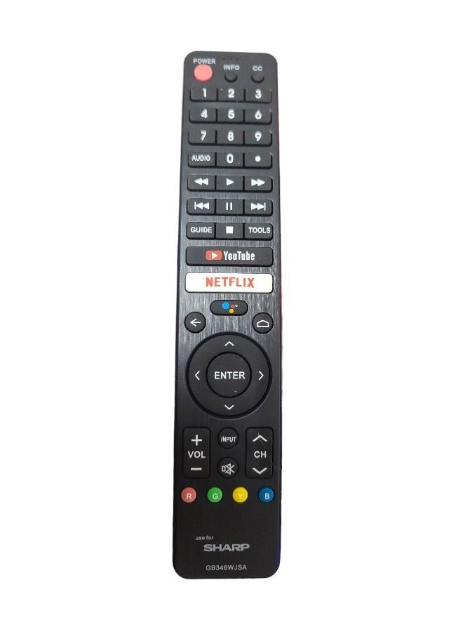 Sharp Universal Remote Control For Sharp LED/LCD Tv's Black - Image 2