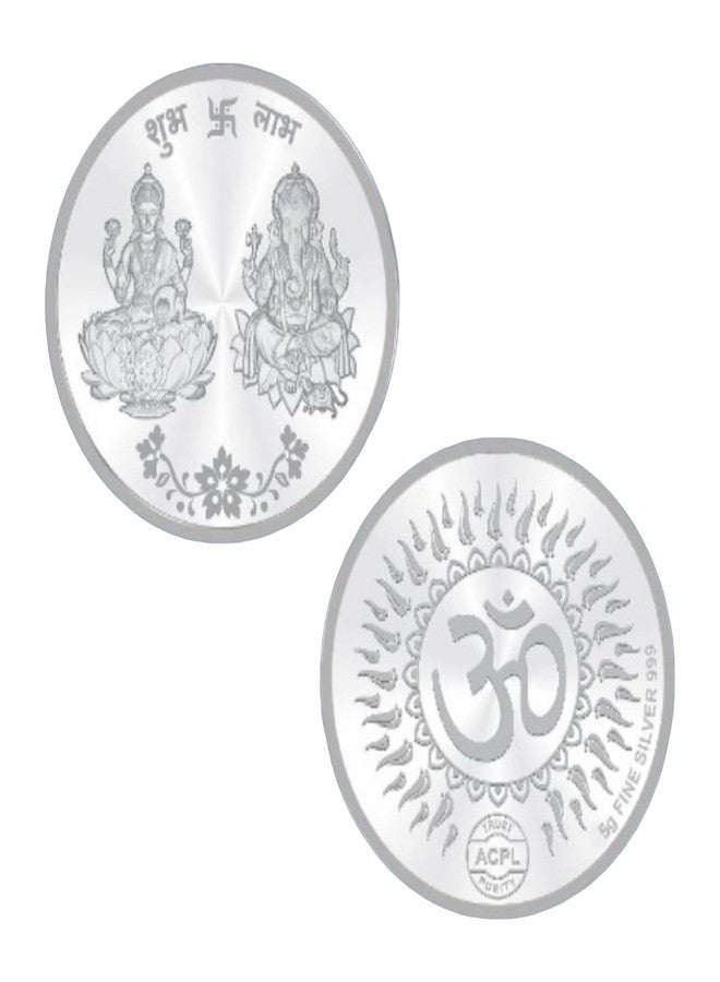 BALAJI Ganesha Lakshmi Religious Collectible Coin - Image 1
