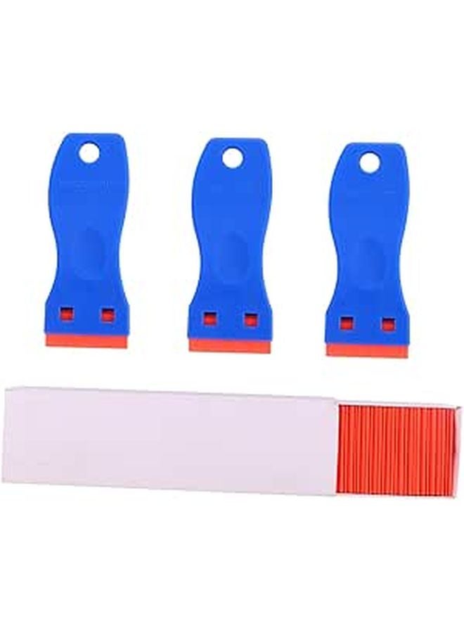 103 Pcs Window Tint Film Removal Tool Kit with Plastic Scraper Cutter and Labels - Image 1