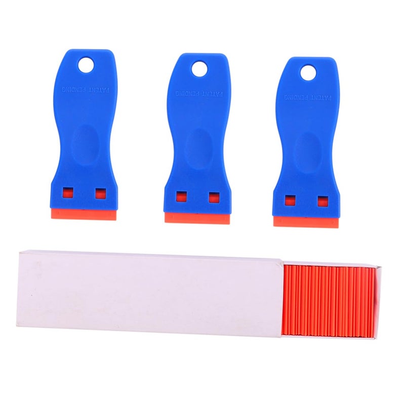 103 Pcs Window Tint Film Removal Tool Kit with Plastic Scraper Cutter and Labels - Image 2