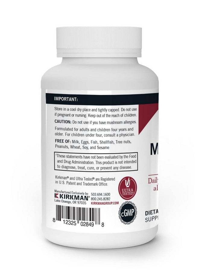 Kirkman - Mushroom Mental Clarity & Focus - 60 Capsules - Daily Cognitive Support - Hypoallergenic - Image 3