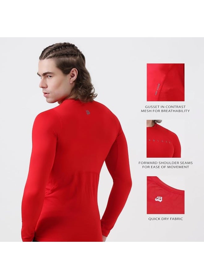 MuscleBlaze Full Sleeve Air Tech Compression MuscleTee for Men-S - Image 3