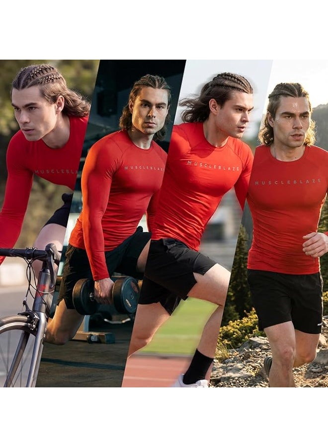 MuscleBlaze Full Sleeve Air Tech Compression MuscleTee for Men-S - Image 4