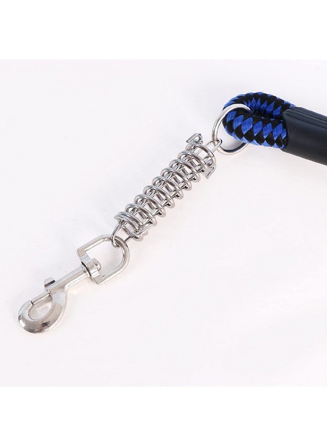 حبل مقود قوي 20 مم مع زنبرك عازل للكلاب بطول 56 بوصة مصنوع من حبل نايلون بمقبض مريح ونابض مقاوم للانفجار للكلاب الكبيرة جدًا - قد يختلف اللون - Image 2