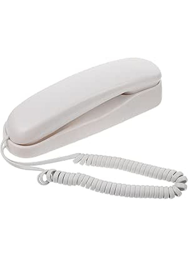 Wall Mounted Mini Landline Telephone Portable White Wall Phone For Home Office Hotel - Image 1