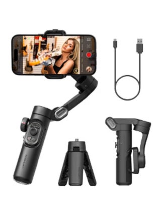 AOCHUAN XE Phone Gimbal Stabilizer 3-Axis Smartphone Foldable Gimbal for iPhone Gimble with Focus Wheel TikTok YouTube Vlog Stabilizer for iPhone 15 14 13 12 Pro Max & Android - Smart XE - pzsku/ZAC903555176D5985A40CZ/45/_/1732672011/c77be122-35ec-4f51-b709-3ea440c5cb6d