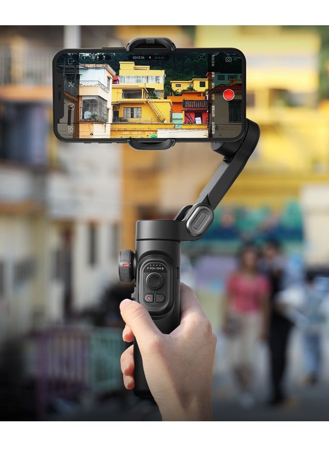 AOCHUAN - AOCHUAN XE Phone Gimbal Stabilizer 3-Axis Smartphone Foldable Gimbal for iPhone Gimble with Focus Wheel TikTok YouTube Vlog Stabilizer for iPhone 15 14 13 12 Pro Max & Android - Smart XE - Image 1