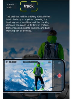 AOCHUAN AOCHUAN XE Phone Gimbal Stabilizer 3-Axis Smartphone Foldable Gimbal for iPhone Gimble with Focus Wheel TikTok YouTube Vlog Stabilizer for iPhone 15 14 13 12 Pro Max & Android - Smart XE  - Image 3
