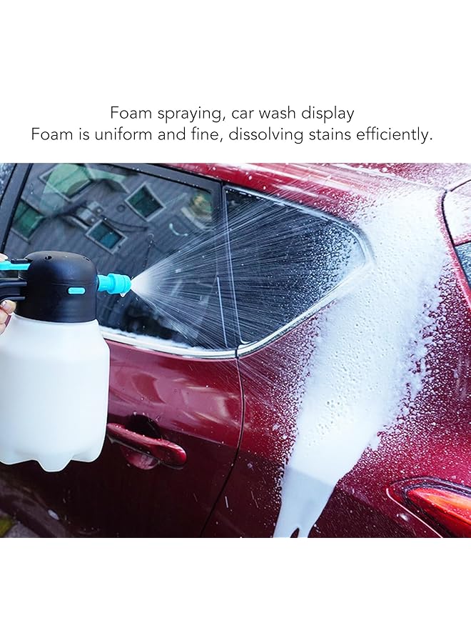 Generic Foam Sprayer, Cordless Car Wash Foam Gun With Pressurized Design, Foam Nozzle, Pp Foam Blaster, Multi Function For Car Cleaning Detailing Home Garden  - Image 5