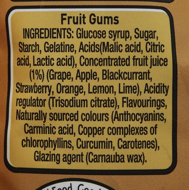 Rowntrees Fruit Gums Sweets Sharing Pouch, 150 g - Image 3