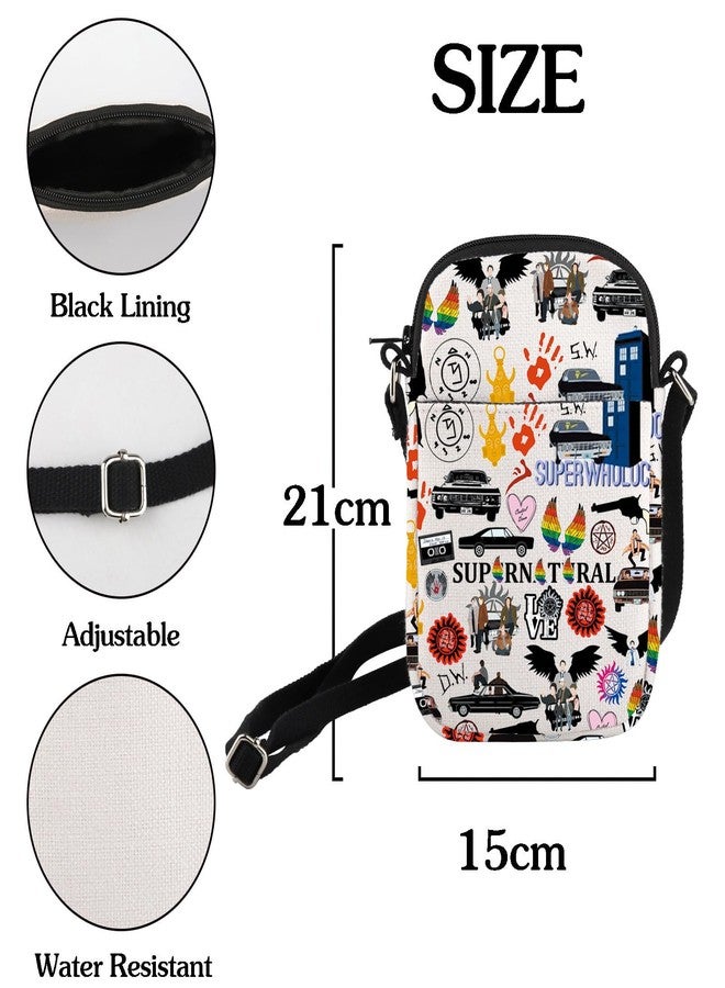 HOLLP Super Thing Anti Possession Symbol Crossbody Bag Brother TV Show Lover Team Free Will Small Sling Bag Birthday Gift (SUPER) - Image 2