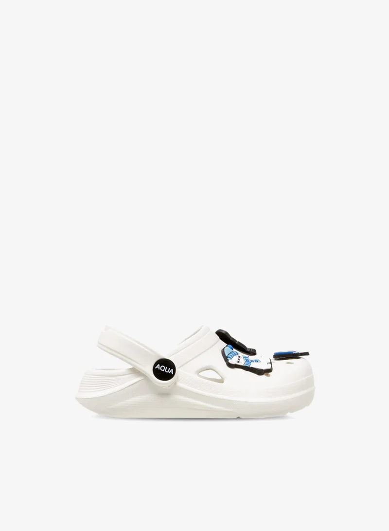 Aqua Boys Jibbitz Accent Clogs