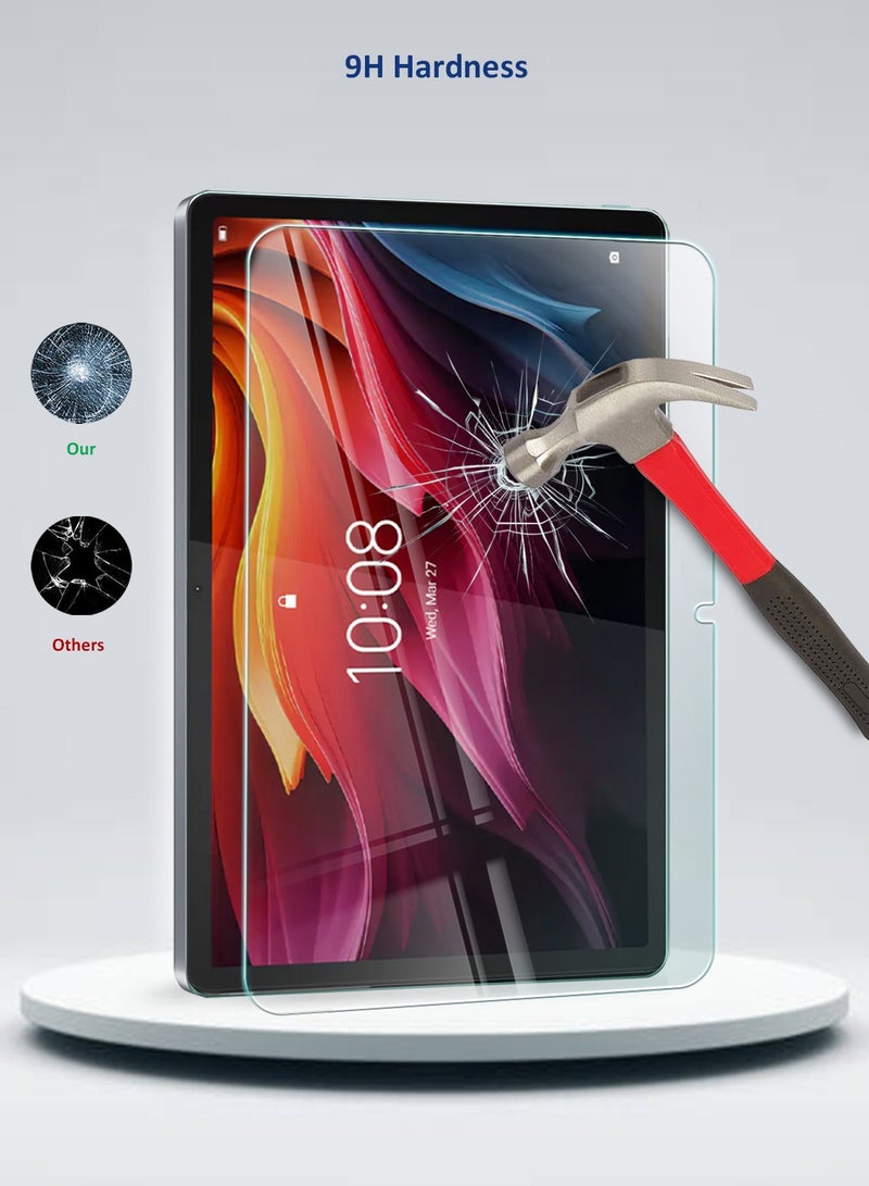 دبليو تيك لينوفو تاب K11 Plus 4G 2024 (11.45 بوصة) حامي شاشة زجاجي مقوى بغطاء كامل من سلسلة بريميوم - شفاف - Image 4