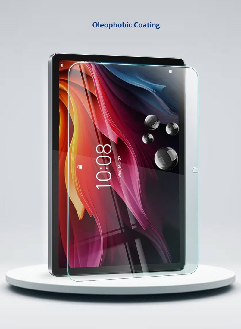 دبليو تيك لينوفو تاب K11 Plus 4G 2024 (11.45 بوصة) حامي شاشة زجاجي مقوى بغطاء كامل من سلسلة بريميوم - شفاف - Image 5