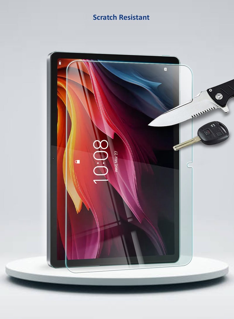 دبليو تيك لينوفو تاب K11 Plus 4G 2024 (11.45 بوصة) حامي شاشة زجاجي مقوى بغطاء كامل من سلسلة بريميوم - شفاف - Image 3