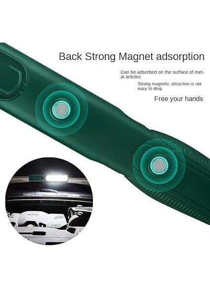 ShipFayda ShipFayda Multifunctional Work Light Handy COB Emergency Lamp with Magnetic Base Hanging Hook COB Handheld Work Lights Handheld Mini Torch for CampingOutdoorPicnic Pack of 1Multicolor  - Image 3