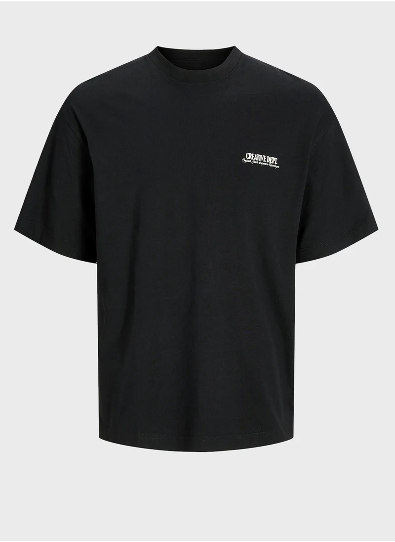 JACK & JONES Graphic Crew Neck T-Shirt