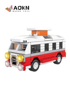 New Creative Assembly Building Blocks Kids Small Particle Building Blocks Toys Know The City Car Series of The Tram