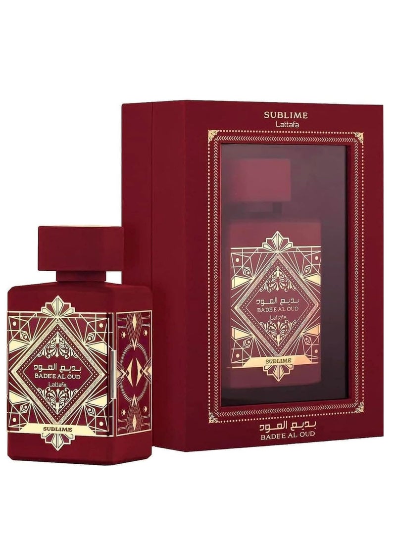 لطافة او دو بارفان سبلايم بديع العود من لطافة، 99 مل، للجنسين - Image 2