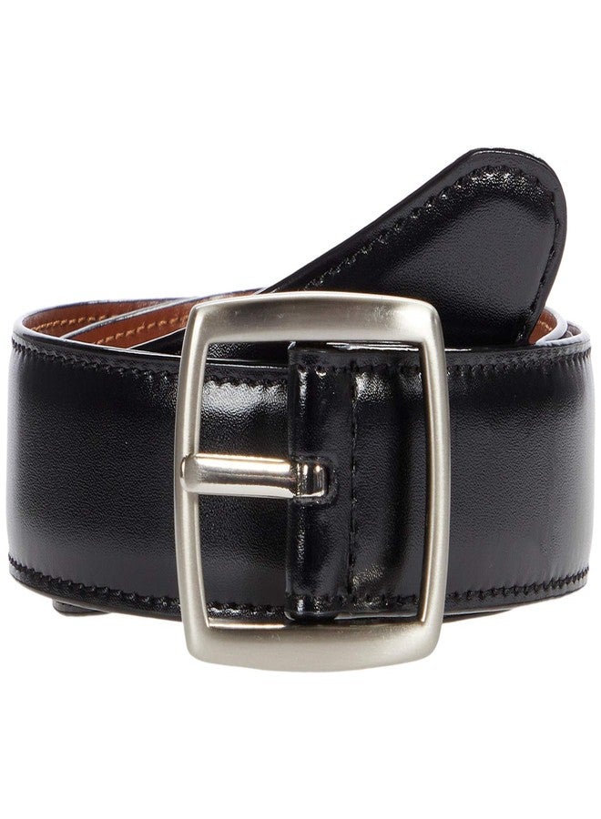 Florsheim Boy's Reversible Leather Belt (Big Kids) Black/Cognac 32
