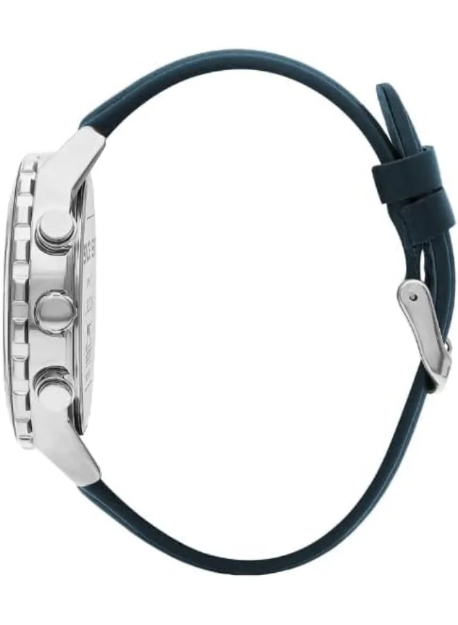 Slazenger SLAZENGER Men's Watch, Multi Function Display and Leather Strap - SL.9.2237.2.05, Blue