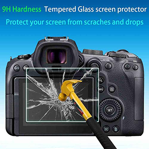 ULBTER Screen Protector for Canon EOS R7 /EOS R6 Mark II/EOS R6 Camera, 9H EOSR6 EOSR7 Tempered Glass Screen Protector Edge to Edge Protection,Anti-Scrach Anti-Bubble [3 Pack] - Image 3