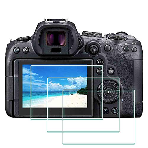 ULBTER Screen Protector for Canon EOS R7 /EOS R6 Mark II/EOS R6 Camera, 9H EOSR6 EOSR7 Tempered Glass Screen Protector Edge to Edge Protection,Anti-Scrach Anti-Bubble [3 Pack] - Image 1