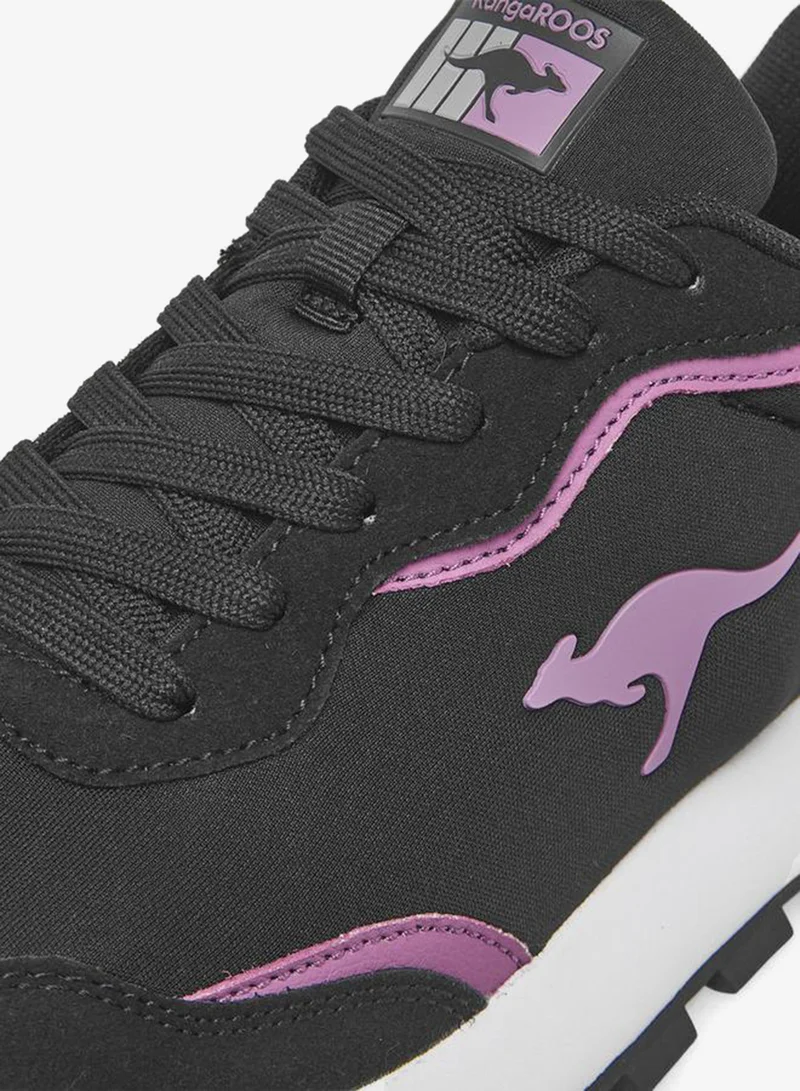 Kangaroos BLACK Women Lace-Up Sports Shoes for Women | Best Price UAE
