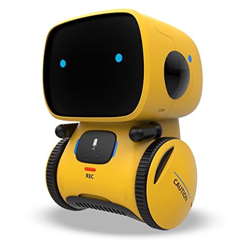 KaeKid Robots for Kids Interactive Smart Robotic with Touch Sensor Voice Control Speech Recognition Singing Dancing Repeating and Recording Robot Toy for 3 4 5 6 7 8 Year Old Boys Girls - Image 1