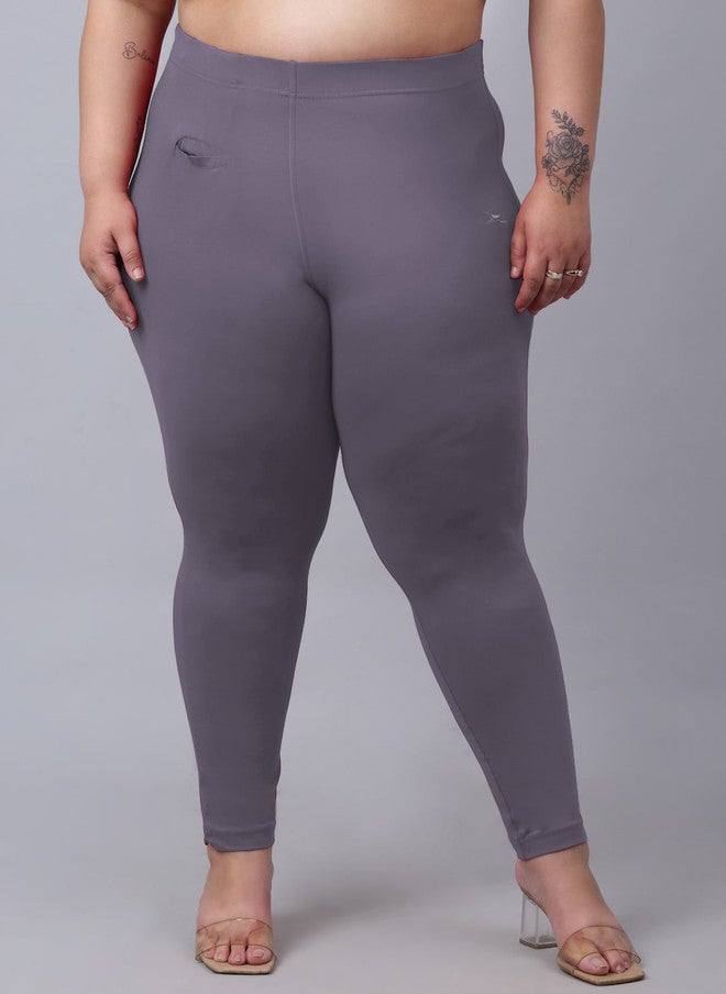 Trend Level Women Plus Size Super Regular Fit Easy Wash Casual Trousers - Image 1