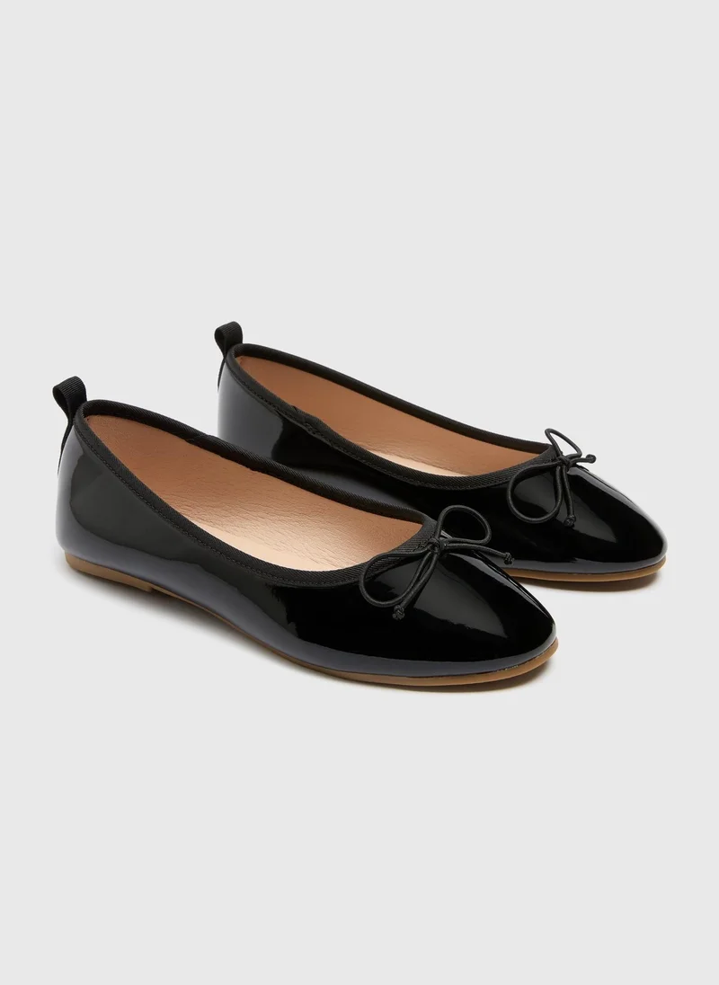 ماتلان Girls Black Ballet Flat Shoes