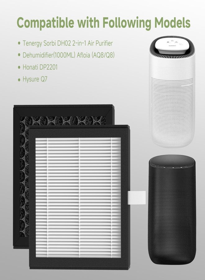 XBWW 6 Packs DH02 Replacement Filter Compatible with Tenergy Sorbi DH02 1000ml Air Dehumidifier and Air Purifi-er and Also Compatible with Afloia AQ8 Q8 / Honati DP2201 / Hysure Q7 - Image 2