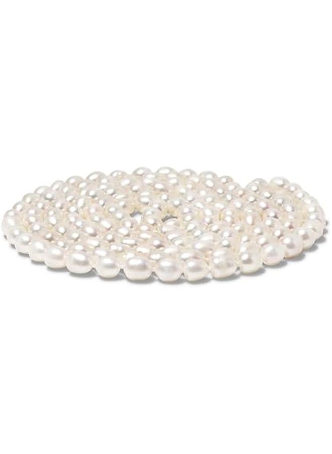 Arabest Genuine Freshwater Cultured Pearl Endless Necklace – Elegant 72, 60, 42 or 38 Strand in White, Black, Pink, or Lavender - Image 5