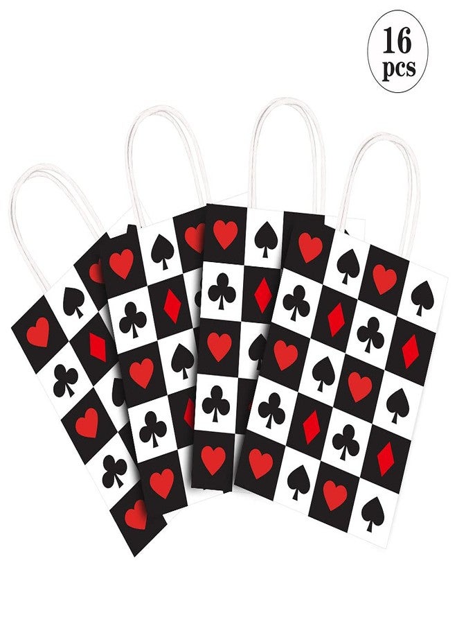 BCHOCKS 16 PCS Party Favor Bags for Casino Birthday Party Supplies, Party Gift Goody Treat Candy Bags for Casino Party Favors Decor Birthday Party Decor - Image 3