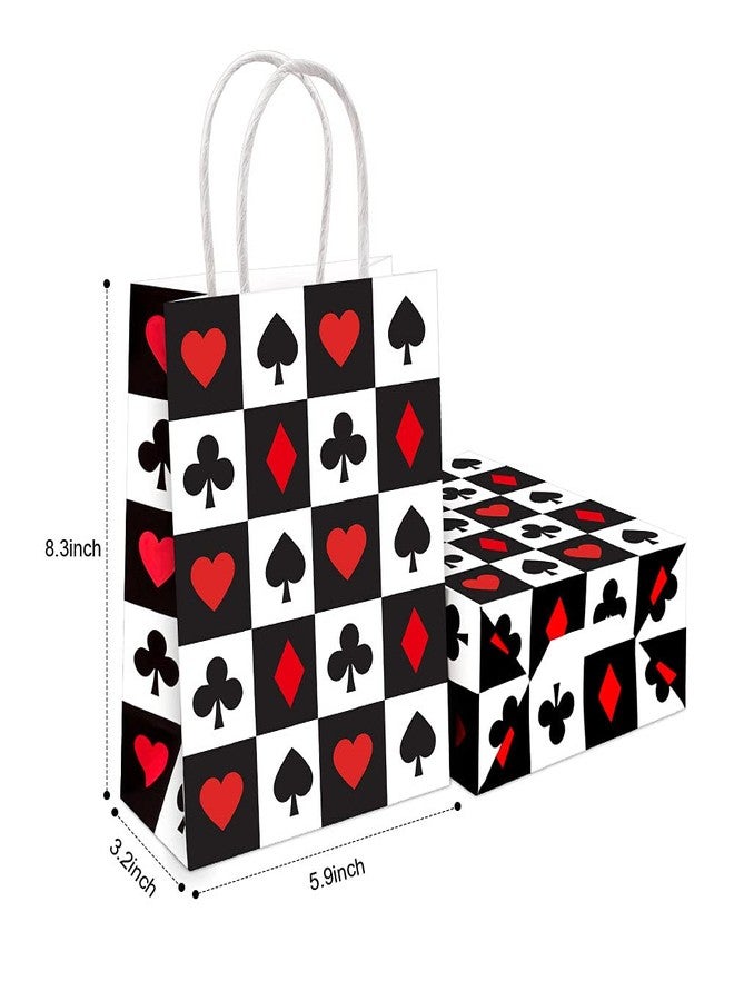 BCHOCKS 16 PCS Party Favor Bags for Casino Birthday Party Supplies, Party Gift Goody Treat Candy Bags for Casino Party Favors Decor Birthday Party Decor - Image 4