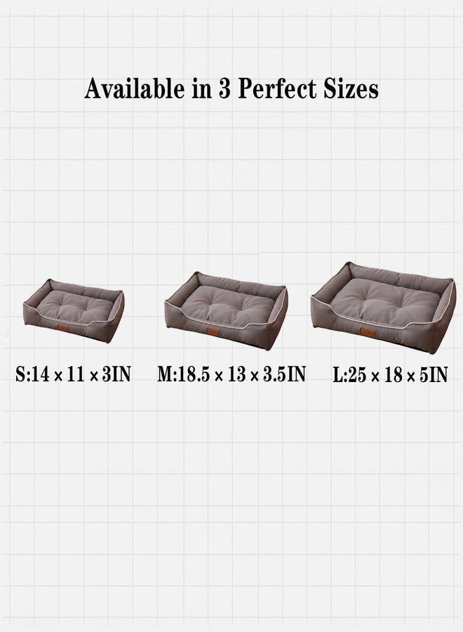 Pet Bed & Dog Beds: Waterproof Dog Bed for Small/Med/Large Dogs/Cats Premium Oxford Cloth, All-Season, Bite-Resistant, Shape-Retaining, Thick PP Cotton, Quick Rebound, Urine-Proof (Medium) - Image 5