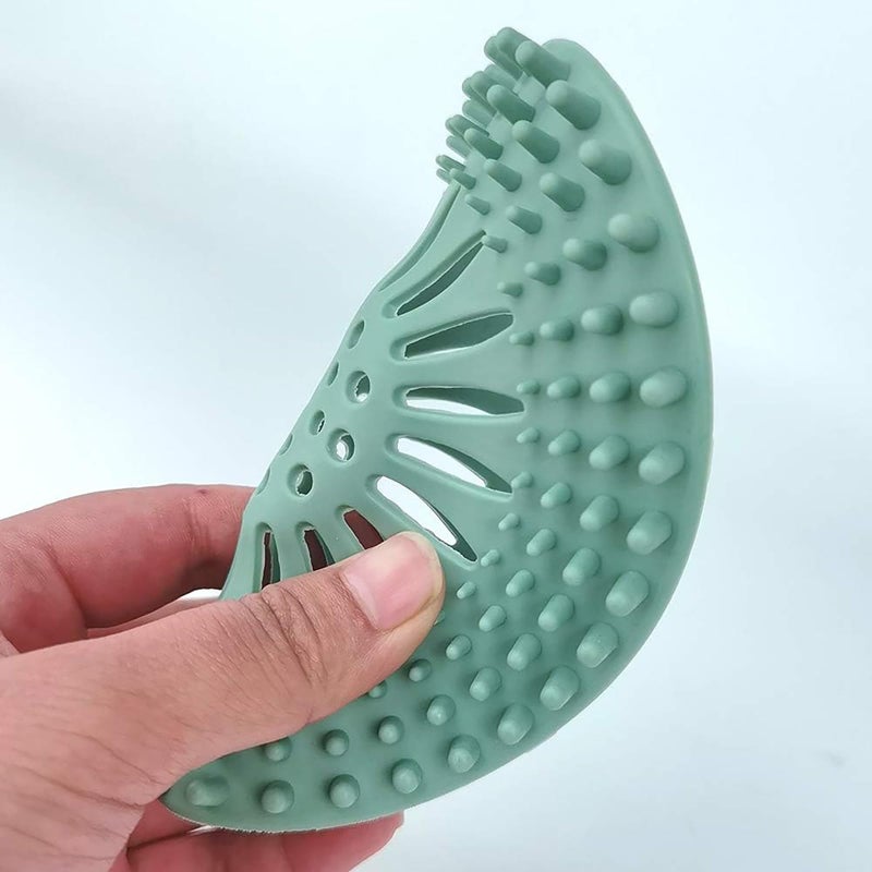 KIPSOME Drain Hair Catcher, Durable Silicone Hair Stopper for Shower Drain Cover Bathroom Tub, Drain Strainer to Catch Hair and Clean Suit for Bathtub (Set of 5) - Image 4
