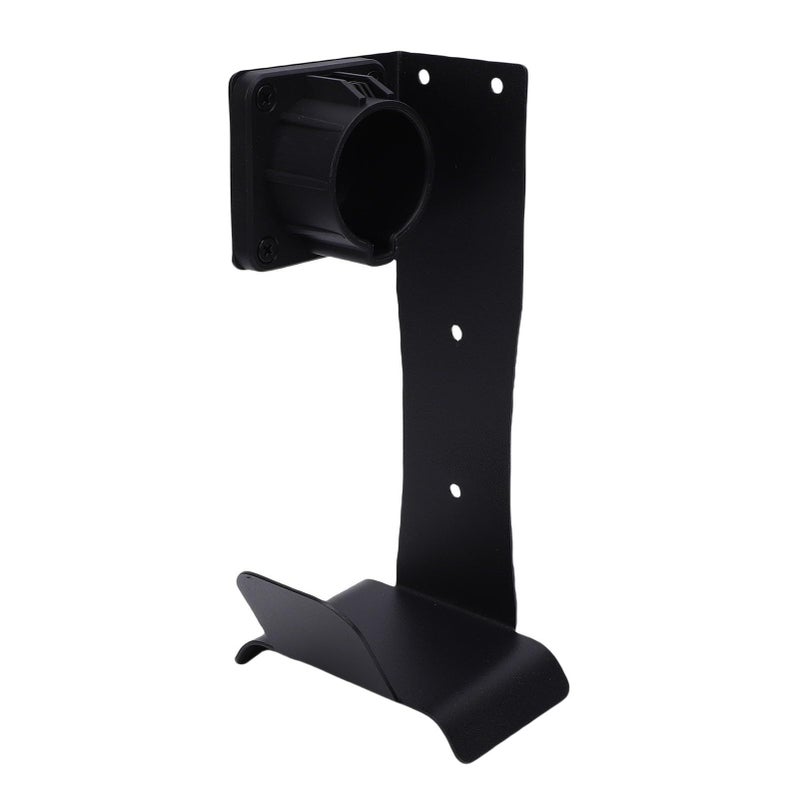 Brrnoo Electric Vehicle Charger Holder Wall Mount J1772 Charger Organizer With U Shaped Hook And Side Pocket For Indoor Outdoor EV Charging Cable Storage Black - Image 3