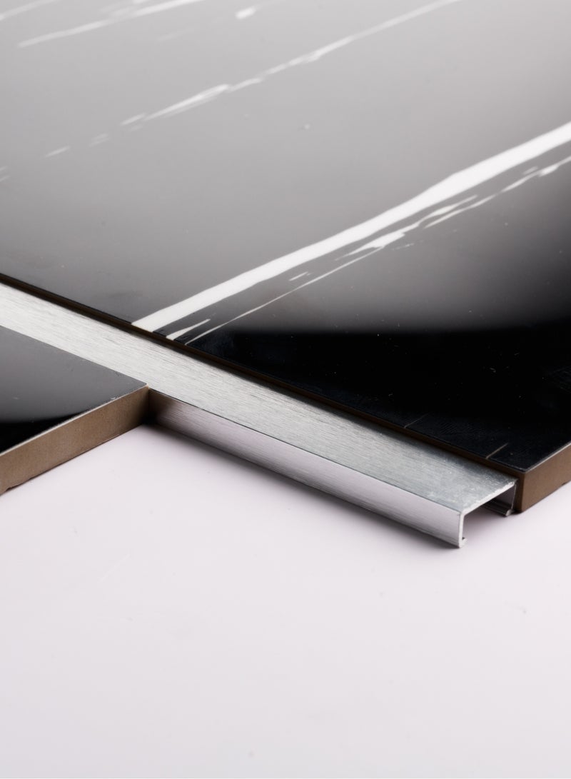 سي دي سي احزمة المونيوم مربع الطول : 2.5 متر الارتفاع : 8 ملم العرض : 20 ملم - Image 2