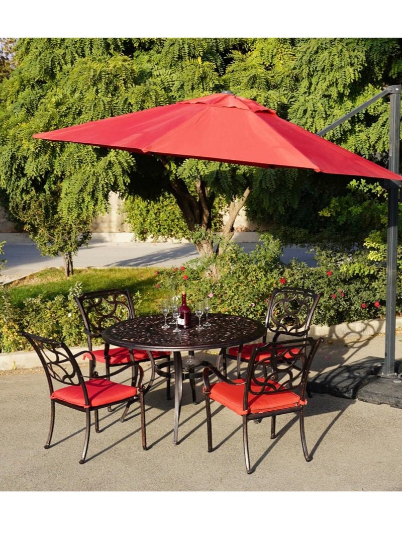 أثاث شندور موسكو | كرسي بذراعين | أثاث خارجي | مصنوع من الألومنيوم المصبوب - Image 4